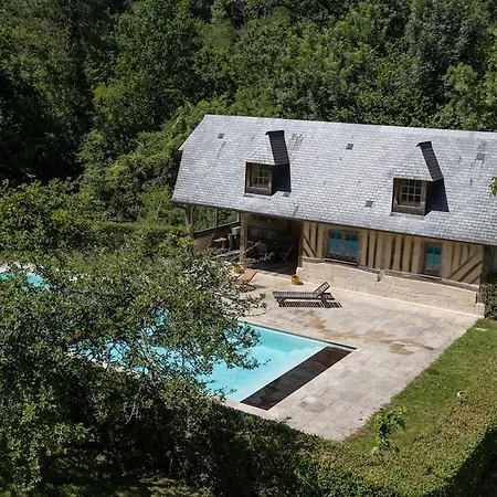 Normandy Family House With Private Heated Pool - La Becassiere Ferienhaus *