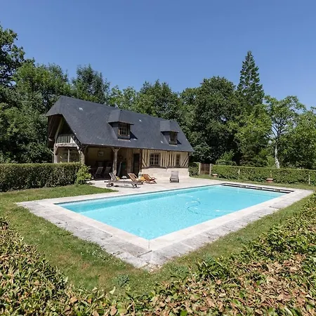 Ferienhaus Normandy Family House With Private Heated Pool - La Becassiere *