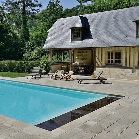 Normandy Family House With Private Heated Pool - La Becassiere Genneville